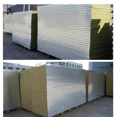 厂房车间专用彩钢岩棉复合板，防火保温更耐用