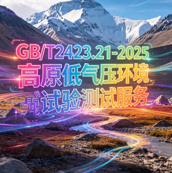 GB/T2423.21-2025高原低气压环境试验测试服务