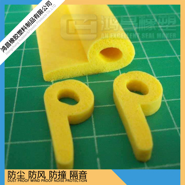硅胶发泡条 硅胶海绵密封条 耐高温发泡方条 可定制