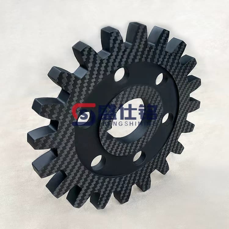 高精度碳纤维齿轮 一体成型 减重低惯性非标异形齿轮加工定做