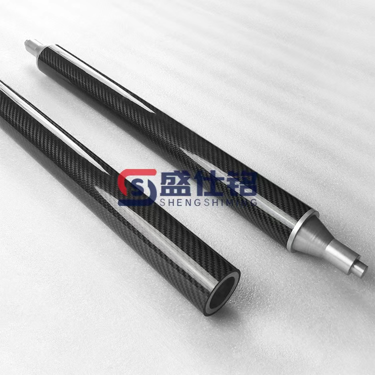 碳纤维空心辊筒定制 辊轴基材加工 轻质高强低膨胀