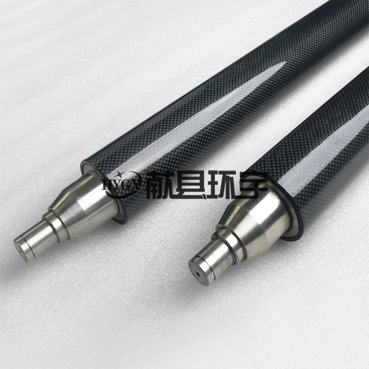 定制碳纤维辊轴 碳纤维导辊 工业碳纤维辊筒加工
