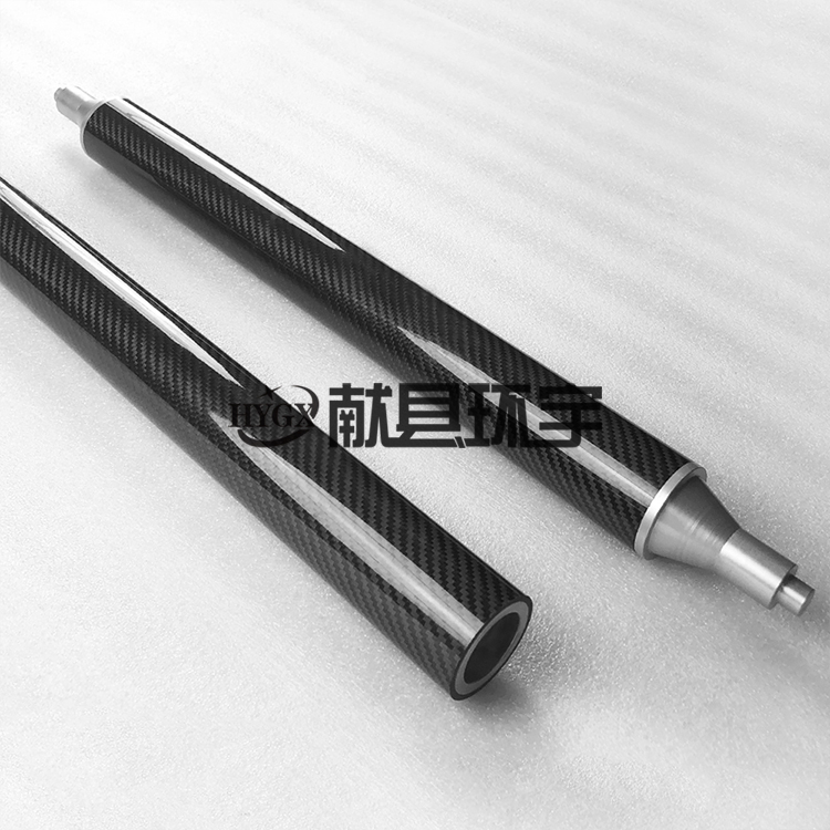 碳纤维空心辊筒定制 辊轴基材加工 轻质高强低膨胀