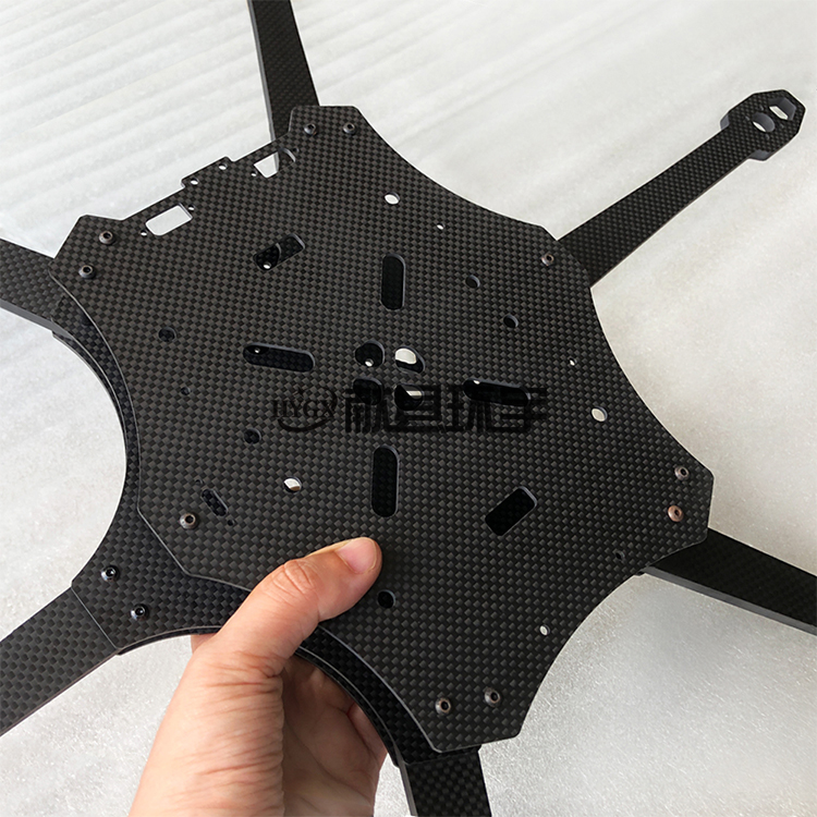 轻量化碳纤维无人机机架 抗冲击 精密 CNC 切割定制加工