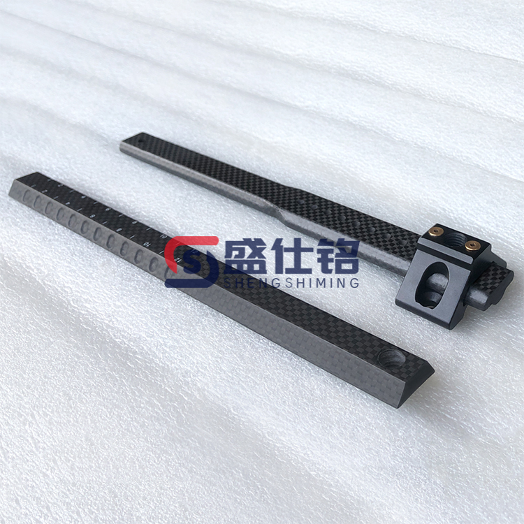 CNC 碳纤维异形棒 打孔开槽构件 机械设备配件